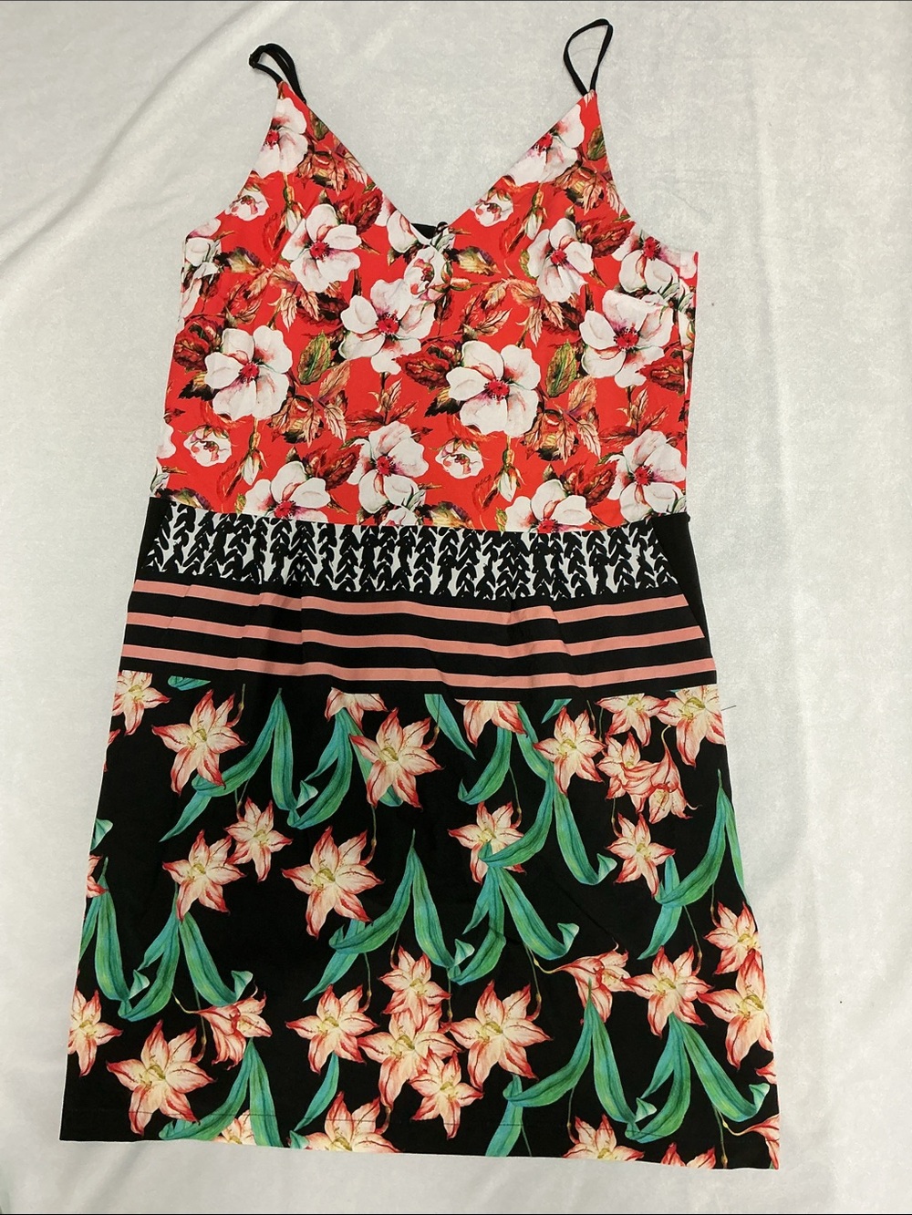 NWT Clover Canyon Tropical Floral Mini Dress XS